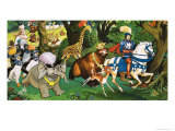 Princess Marigold and the Magic Spell Giclee Print by Giorgio Bellavitis