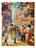 Wee Willie Winkie Visits Hong Kong Giclee Print by John Worsley