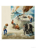 Wee Willie Winkie Goes to the Alaskan Peninsula Giclee Print by John Worsley