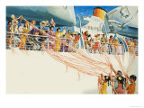 Wee Willie Winkie Bids Farewell to Fiji and the Reader Giclee Print by John Worsley