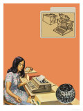 Typewriters Giclee Print by Harry Green