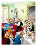 The Town Mouse and the Country Mouse Giclee Print by Philip Mendoza