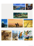 The Briggs Family Emigrate: Across the Great Bight reproduction procédé giclée par Ferdinando Tacconi