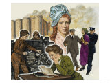 Women's Liberation Giclee Print by Ken Petts