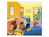 Num Num and His Funny Family Reproduction procédé giclée par Gordon Hutchings