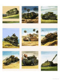 Tanks from the First and Second World Wars Giclee Print by Dan Escott