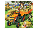 Num Num and His Funny Family Giclée-tryk af Gordon Hutchings Num Num and His Funny Family Giclée-tryk af Gordon Hutchings