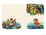 Num Num and His Funny Family Reproduction procédé giclée par Gordon Hutchings