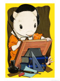 Gulliver Guinea-Pig Gicléedruk van Gordon Hutchings Gulliver Guinea-Pig Gicléedruk van Gordon Hutchings
