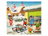 Num Num and His Funny Family Reproduction procédé giclée par Gordon Hutchings