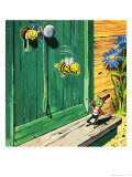 Gregory Grasshopper Giclée-tryk af Gordon Hutchings