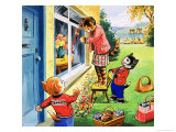 Num Num and His Funny Family Wydruk giclee autor Gordon Hutchings Num Num and His Funny Family Wydruk giclee autor Gordon Hutchings