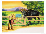 Bear Rabbit Giclee Print by Henry Charles Fox