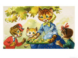 Num Num and His Funny Family Reproduction procédé giclée par Gordon Hutchings