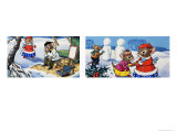 Katie Country Mouse Giclée-tryk Katie Country Mouse Giclée-tryk