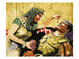 Cleopatra and Caesar Giclee Print by Don Lawrence