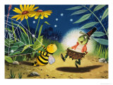 Gregory Grasshopper Giclée-tryk af Gordon Hutchings