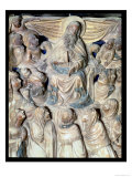 Altarpiece from the Main Altar, Detail of the Predella with St. Paul Preaching Reproduction procédé giclée par Pere Johan