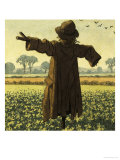 Scarecrow Giclee Print by Ronald Lampitt