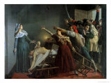 The Assassination of Marat, 1886 Reproduction procédé giclée par Jean Joseph Weerts