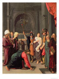 Christ and the Woman Taken in Adultery Giclee Print by Gerard Doullet