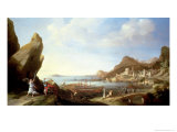 Balaam and His Ass Giclee-trykk av Bartholomeus Breenbergh Balaam and His Ass Giclee-trykk av Bartholomeus Breenbergh
