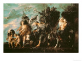 L'arrivée en Egypte reproduction procédé giclée par Jacob Jordaens