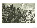 The Capture of the German Trenches at Neuve Chapelle Giclee Print by Charles Mills Sheldon