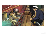 Danger is Their Business: Deep Down Giclee Print by Angus Mcbride