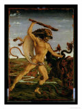 Hercules and the Hydra Giclée-tryk af Antonio Pollaiolo