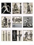 Swords - Fighting Blades of Europe Giclee Print by Dan Escott