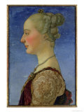 Portræt af en kvinde Giclée-tryk af Antonio Pollaiolo