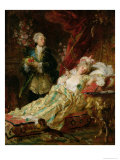 Louis XV and Madame Dubarry Giclee Print by Gyula Benczur
