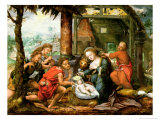 Adoration of the Shepherds Giclee Print by Franz Verbeeck Or Verbeecq