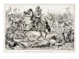 The Death of Gustavus Adolphus at Lutzen Giclee Print by Johann Nepomuk Schonberg