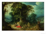 The Rest on the Flight Into Egypt Giclee Print by Abraham Govaerts