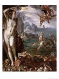 Perseus Rescuing Andromeda, 1611 Giclee Print by Joachim Wtewael Or Utewael