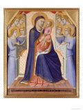 Madonna in Glory, c.1315 Reproduction procédé giclée par Pietro Lorenzetti