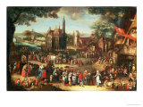 Kermesse at Avdenarde Giclée-Druck von David Vinckboons