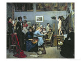 In the Studio Giclee-trykk av Maria Konstantinova Bashkirtseva