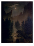 Clearing in the Forest Giclée-tryk af Caspar David Friedrich
