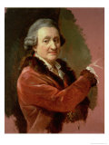 Self Portrait, 1773-87 reproduction procédé giclée par Pompeo Girolamo Batoni