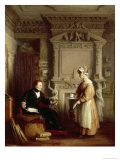John Sheepshanks and His Maid Giclee Print by William Mulready