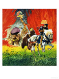 Princess Marigold and the Magic Spell Giclee-trykk av Giorgio Bellavitis
