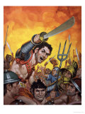 Spartacus and the Revolt of the Slaves Giclee Print by Angus Mcbride