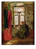 Reading the Letter Giclee Print by Peter Kraemer
