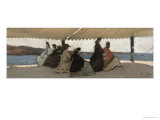 The Rotunda at Palmieri, 1866 Giclee Print by Giovanni Fattori