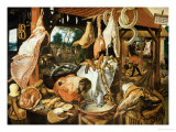 Flight Into Egypt Reproduction procédé giclée par Pieter Aertsen