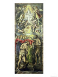 The Baptism of Christ Giclee Print by El Greco 