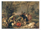 Bacchanal Giclee Print by David The Elder Teniers